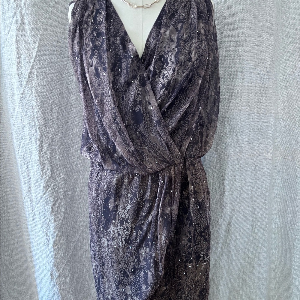 Haute Hippie Draped Sequin Dress – Effortless Elegance & Modern Glam